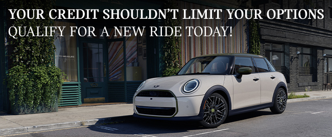 your credit shouldn't limit your options qualify for new ride today