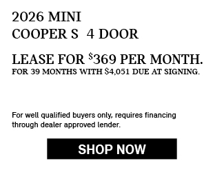 2026 MINI Cooper 4 Door Offer