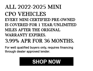 2021-2024 MINI CERTIFIED PRE-OWNED Offer