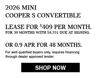 2026 MINI Cooper S Convertible Offer