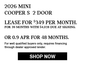 2026 MINI Cooper 2 Door Offer