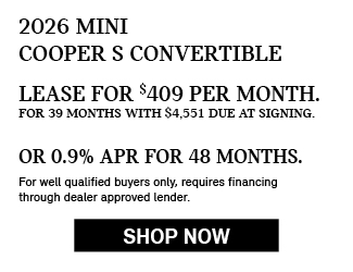2026 MINI Cooper S Convertible Offer