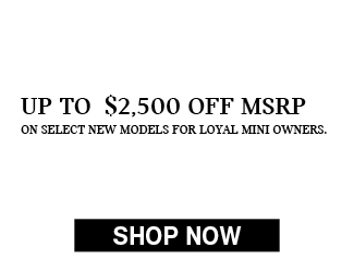 Up to $2500 off MSRP on select new models offer