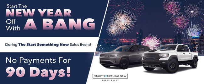 Wrap up your year in a new ride - No payments for 90 days - Wrap up the year sales event