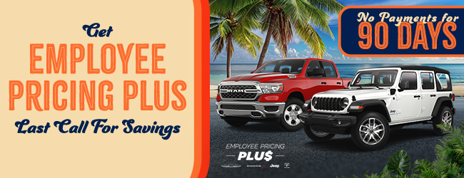 Get employee pricing plus last call for savings