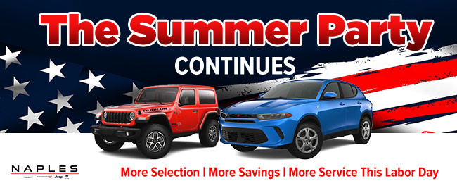 Summer Party Continues at Naples Chrysler Dodge Jeep RAM!