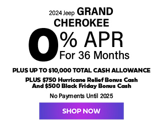 offer on Grand Cherokee