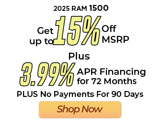 2025 RAM 1500 offer