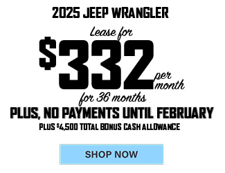 2025 Jeep Wrangler offer