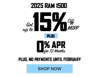 2025 RAM 1500 offer