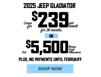 2025 Jeep Gladiator Offer
