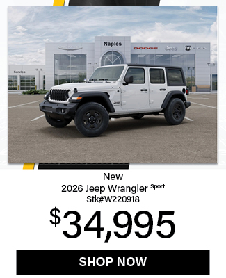 New	2026	Jeep	Wrangler	Sport