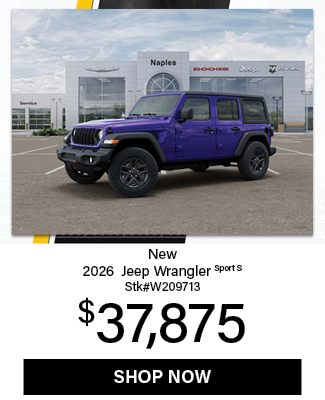 2026	 Jeep	 Wrangler 	Sport S Offer