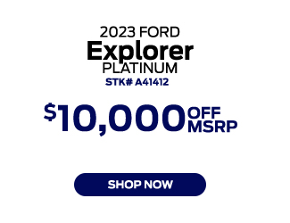 2023 Ford Explorer Platinum offer