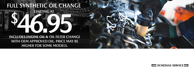 service special synthetic oil change