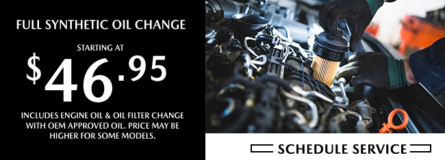Full Synthetic Oil Change Service Offer