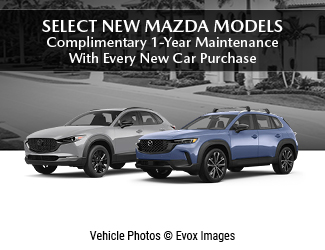 APR special on select new Mazda models