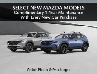APR special on select new Mazda models