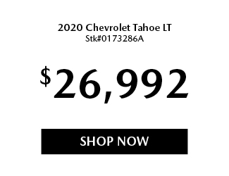 Chevy Tahoe offer