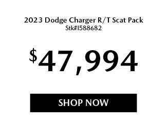 preowned Dodge Charger with Scat Pack