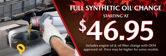 full synthetic oil change