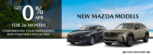 APR special on new Mazda Models