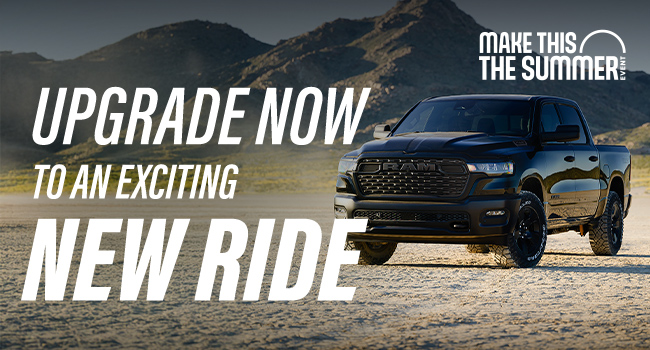 Upgrade now to an exciting new ride and Make this the summer sales event