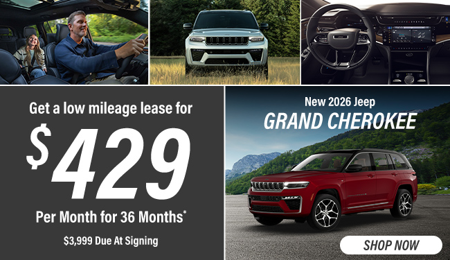 2026 Jeep Grand Cherokee offer