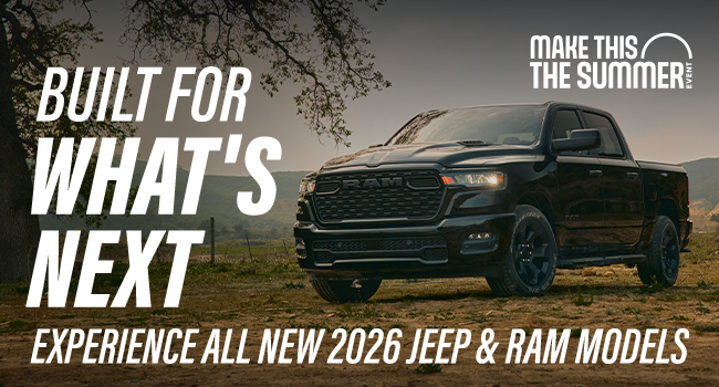 Upgrade now to an exciting new ride and Make this the summer sales event