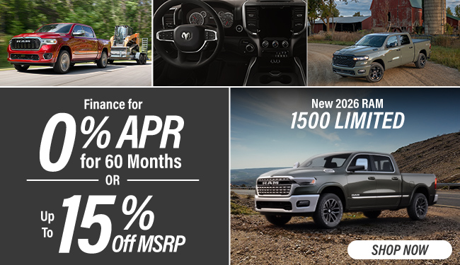 2026 RAM 1500 Big Horn offer