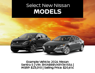 Nissan model line up
