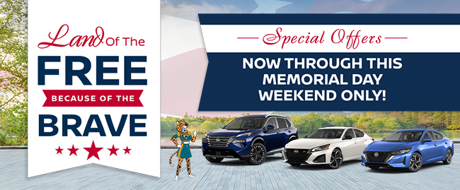 Land of the free because of the brave special offers now through this Memorial Weekend