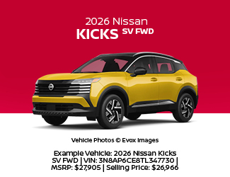 2026 Nissan Kicks SV FWD