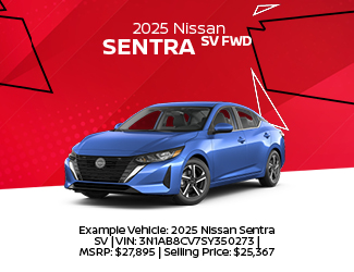2025 Nissan Sentra offer