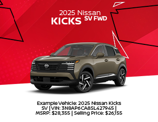 2025 Nissan Kicks Offer
