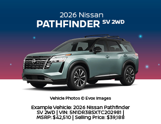2026 Nissan Pathfinder SV 2WD