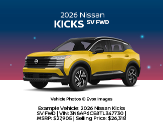 2026 Nissan Kicks SV FWD