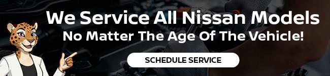 We service all Nissan models - No matter the age of the vehicle
