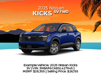 2025 Nissan Kicks offer
