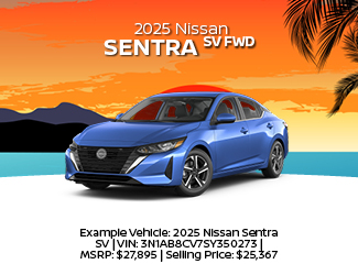 2025 Nissan Sentra offer
