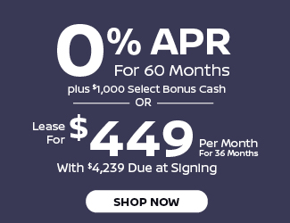 Select New Nissan Pathfinder offer