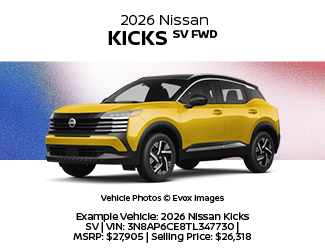 2026 Nissan Kicks SV FWD