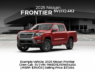 2025 Nissan frontier Offer