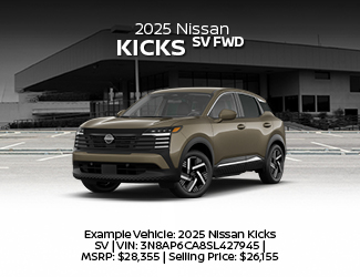 2025 Nissan kicks offer