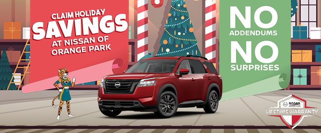 Claim holiday savings at Nissan of Orange park