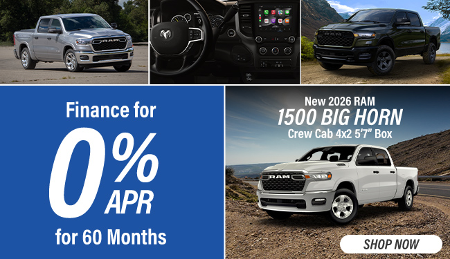 2026 RAM 1500 Big Horn offer