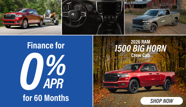 2026 RAM 1500 Big Horn offer