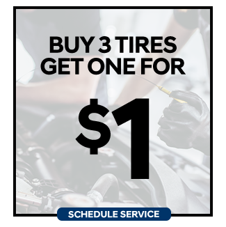 buy 3 tires get one for $1