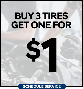 Buy 3 tires get one for 1 USD