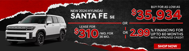 2024 Hyundai Santa Fe SE